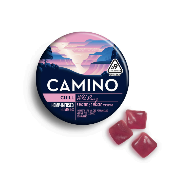Camino Gummies 100mg THC 20 Ct / Wild Berry